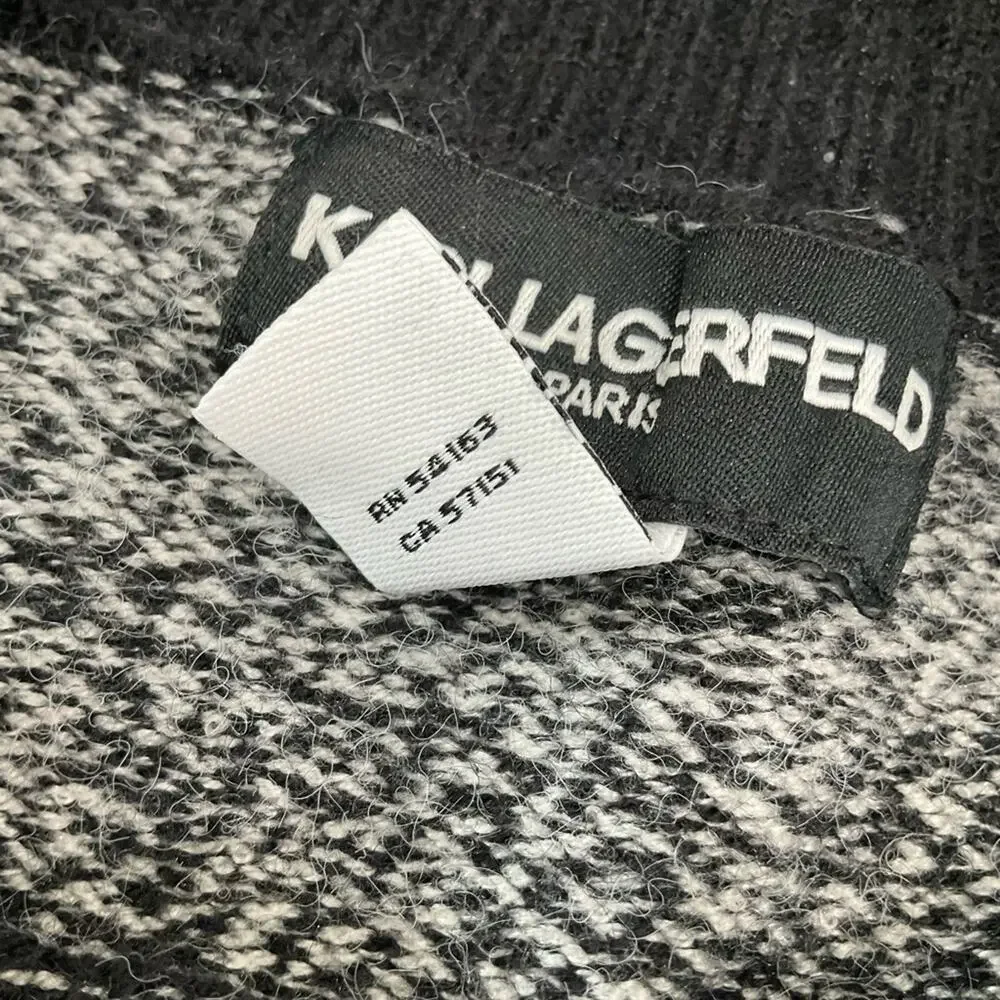 Karl Lagerfeld Paris Gray Sweater Size Large